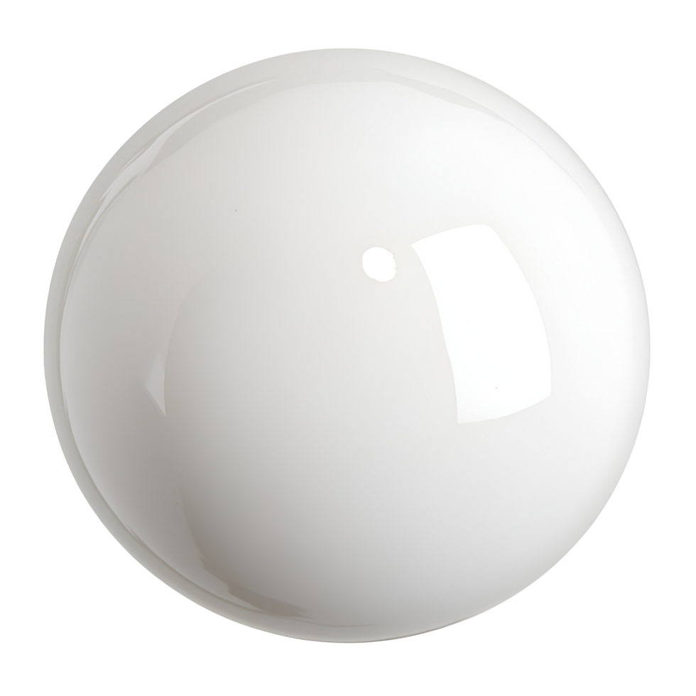 a white ball on transparent background png