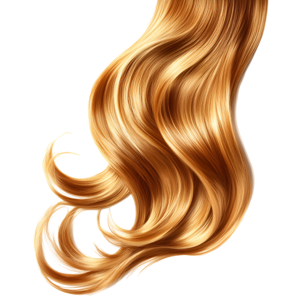 hair wavy golden blonde hai transparent background. png