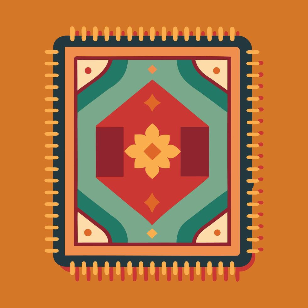 customizable area rug designs for home styling vector