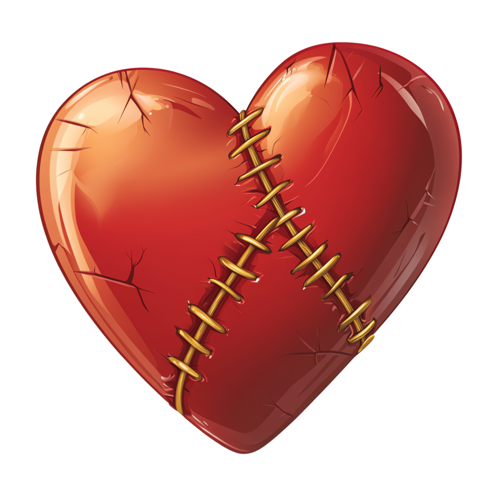 Mending a Broken Heart Emotional Scars, Healing Journey, and Self-Acceptance Process, Finding Strength After Adversity png