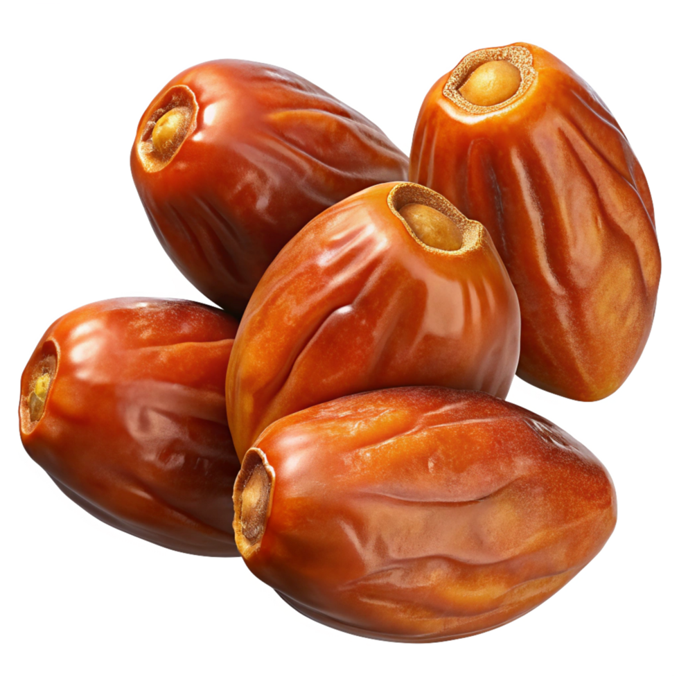 Suspended date fruits with sharp and crisp focus png