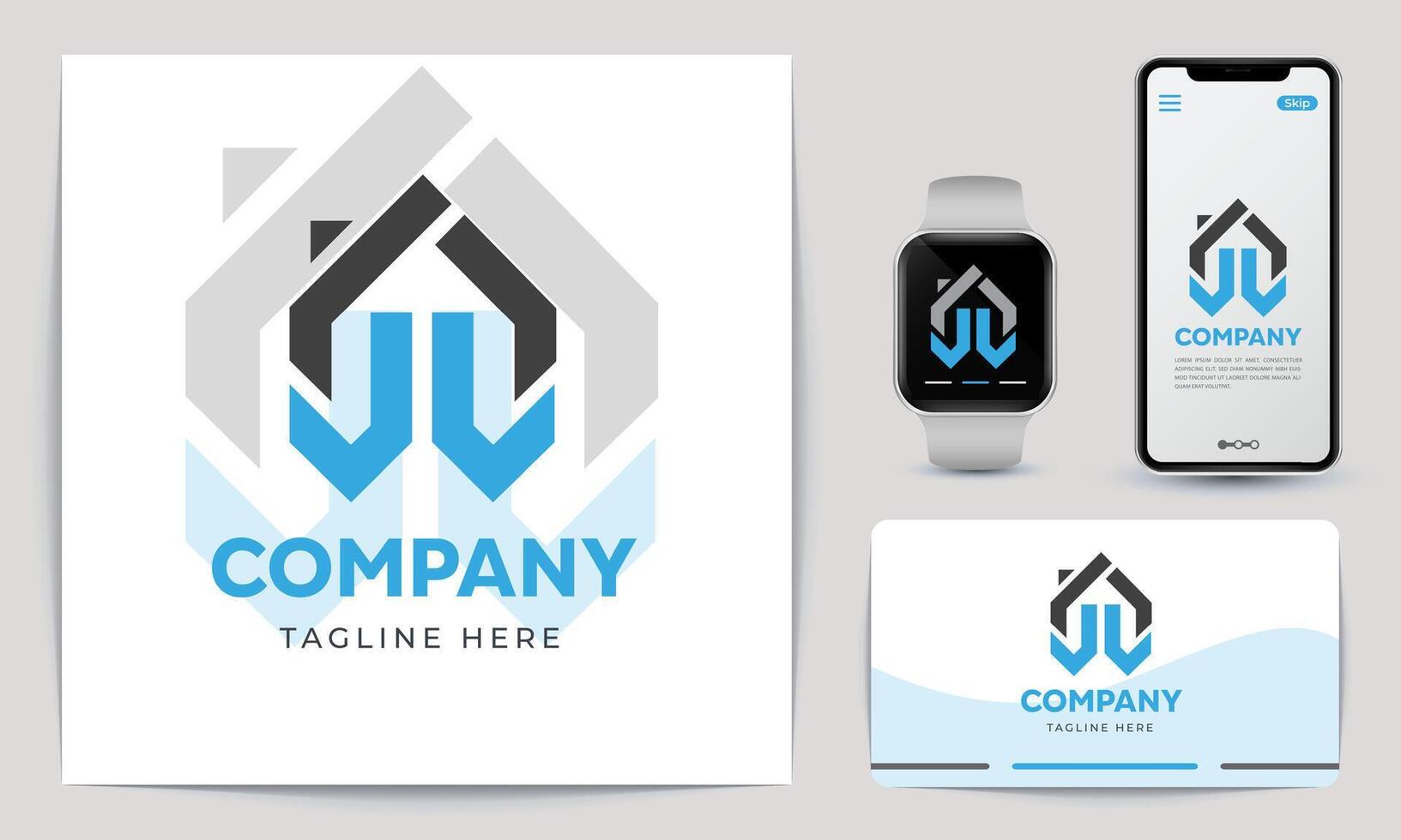 Unique Logo Template vector