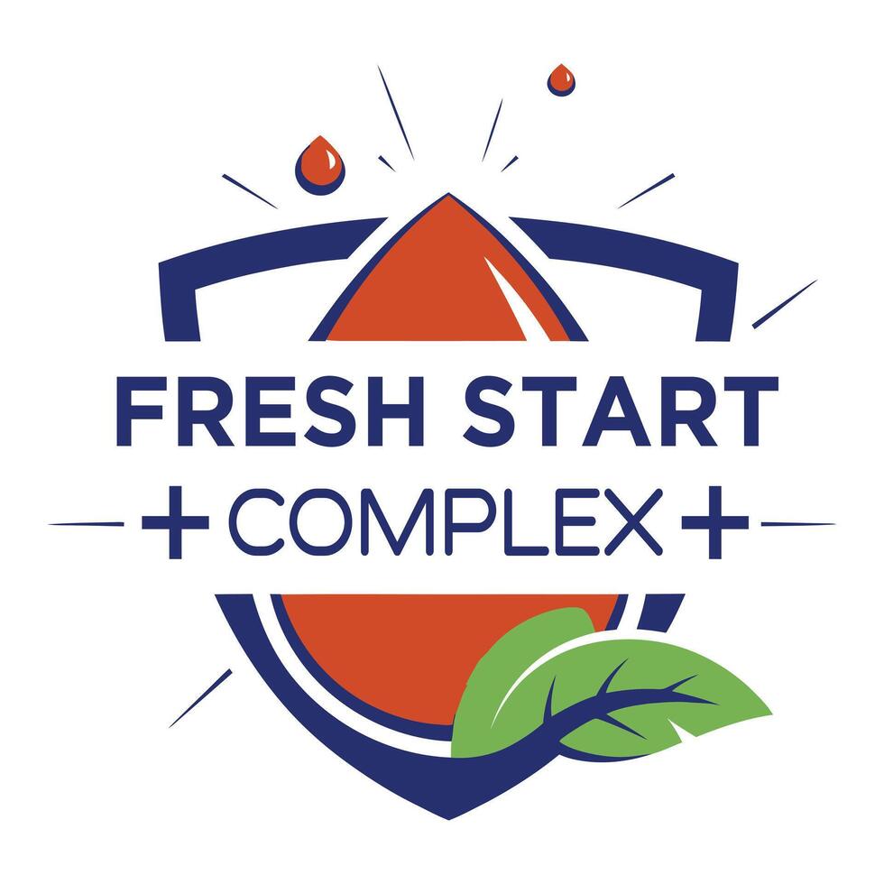 Fresh Start Complex logo design vector