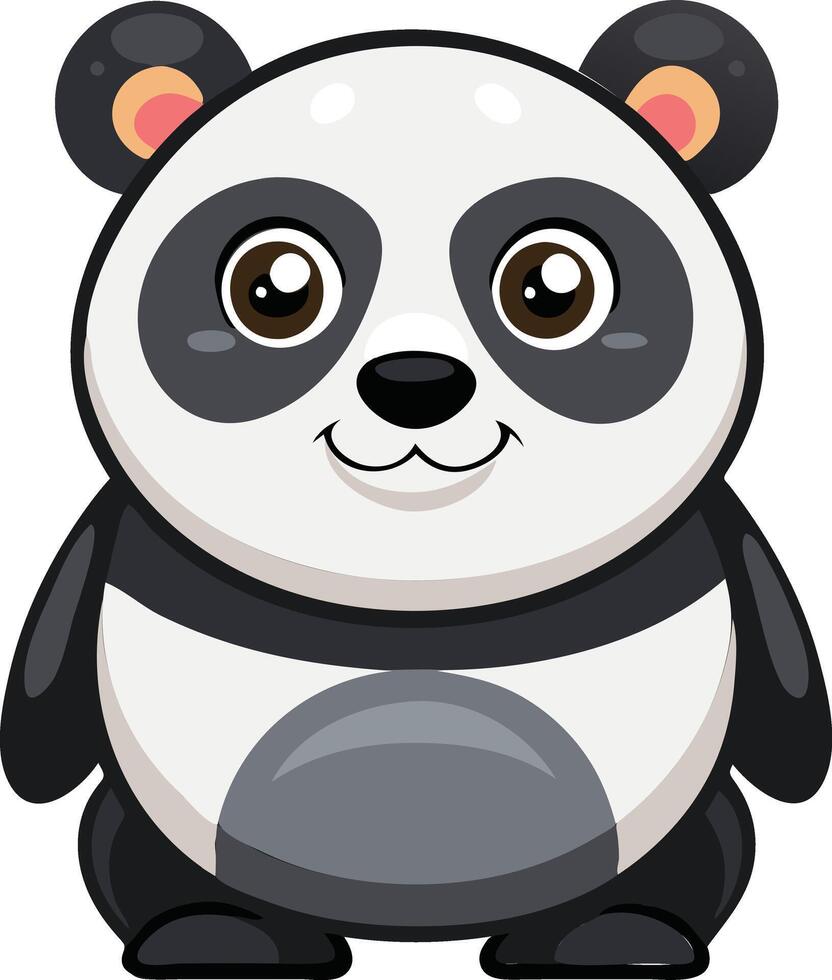 Playful Panda Available on EPS File vector