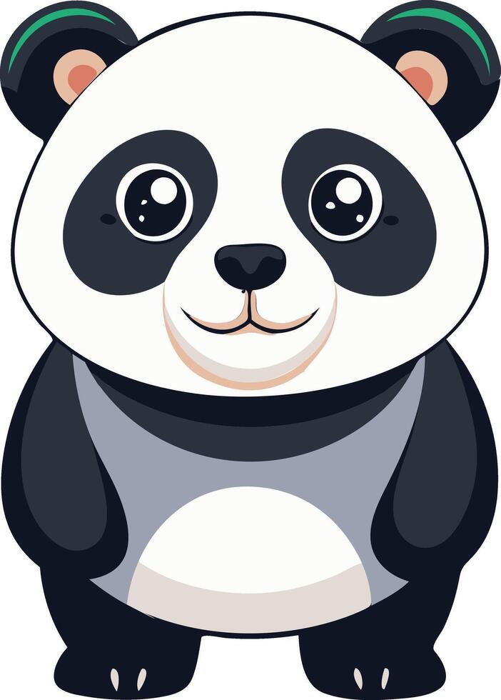 Majestic Panda Available on EPS File vector