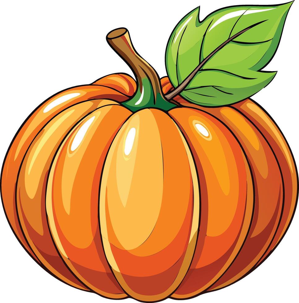 Delicious Pumpkin Available on EPS File vector