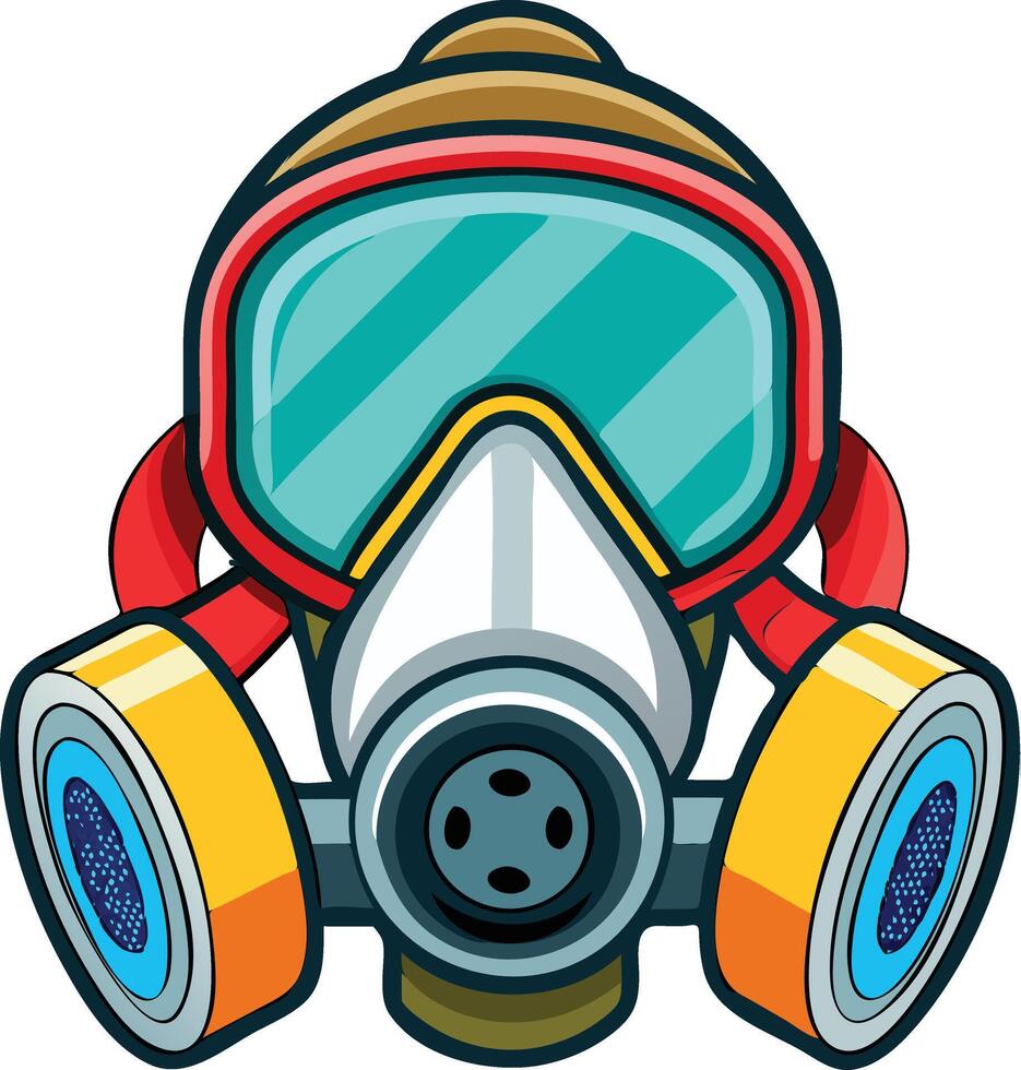 Tactical Respirator Available on EPS File vector