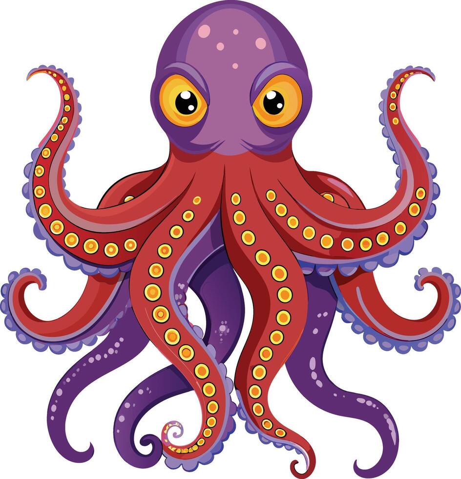Mystic Octopus Available on EPS File vector