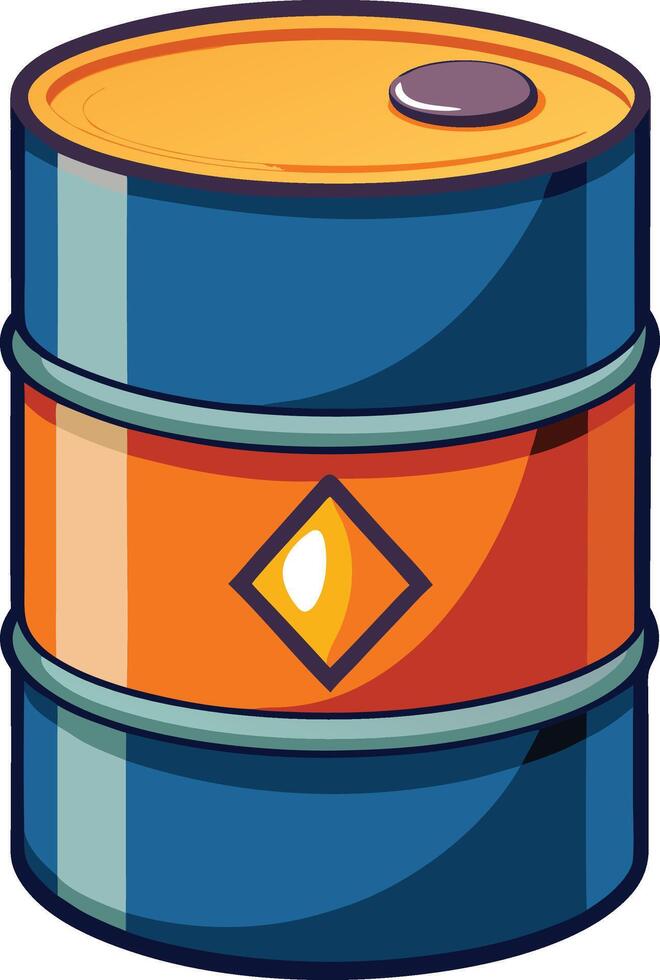 Eco-Friendly Oil Barrel Available on EPS File vector