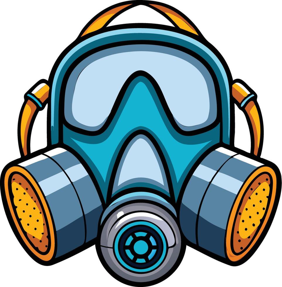 Industrial Respirator Available on EPS File vector