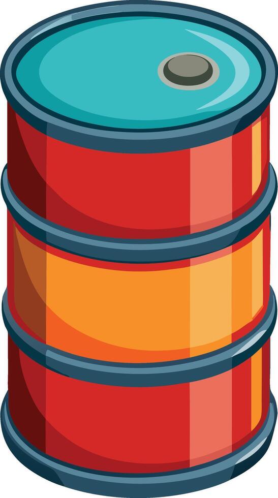 Rustic Oil Barrel Available on EPS File vector