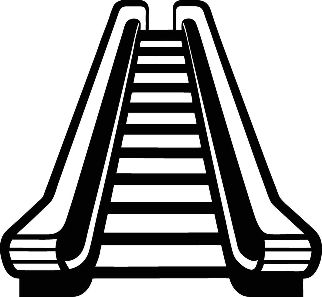 Innovative Escalator Design Available on EPS File vector