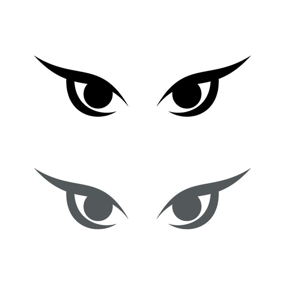 Tribal Eye Decorative Logo Template Illustration Design. EPS 10. vector