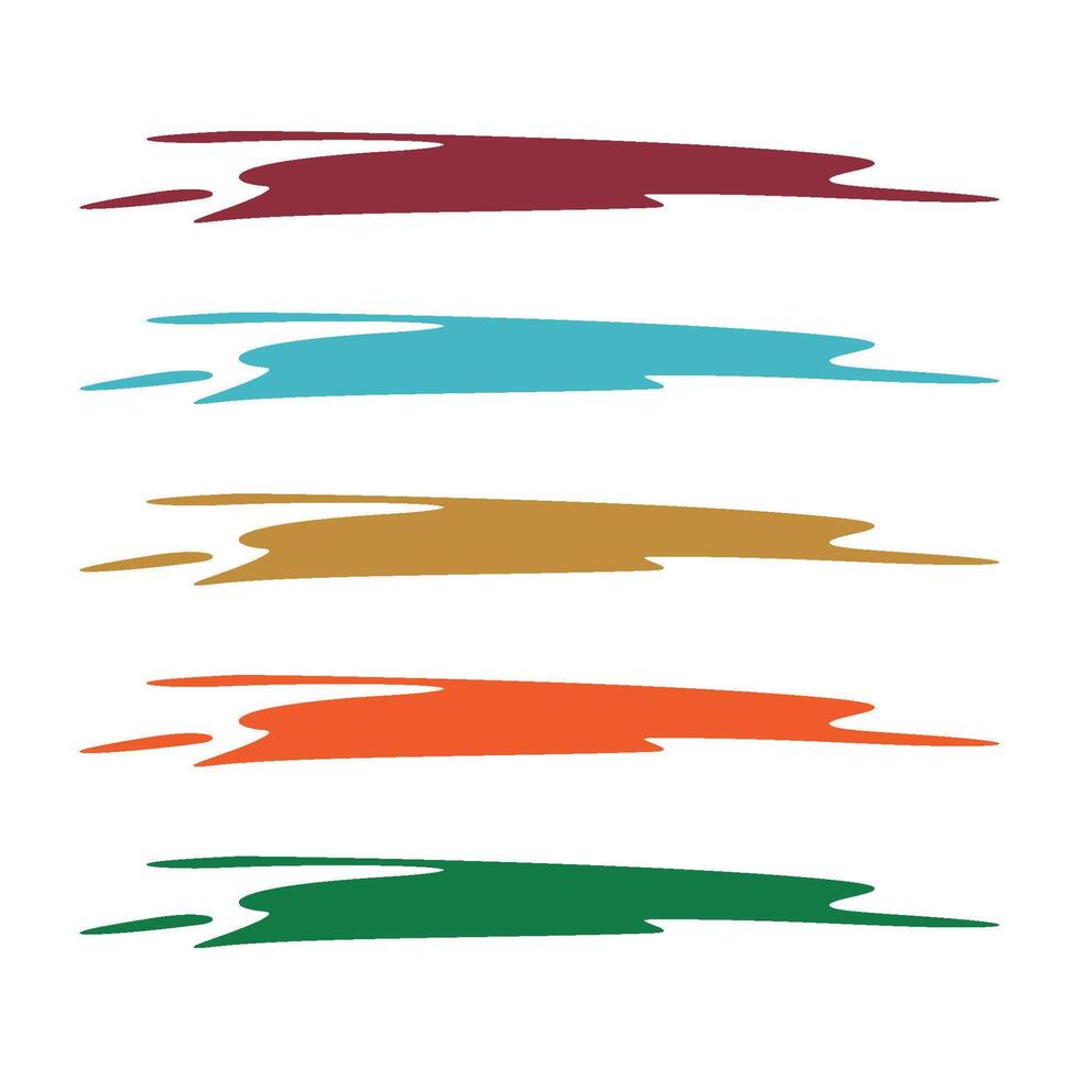 Colorful Paint Brush Logo Template Illustration Design. EPS 10. vector