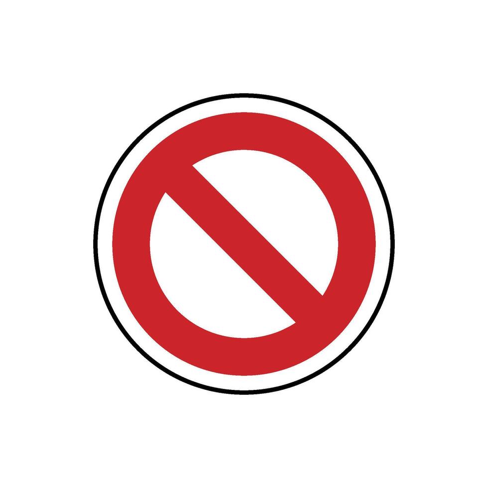 Circle Do Not Enter Sign Template 55547845 Vector Art At Vecteezy Circle Do Not Enter Sign Template 55547845 Vector Art At Vecteezy