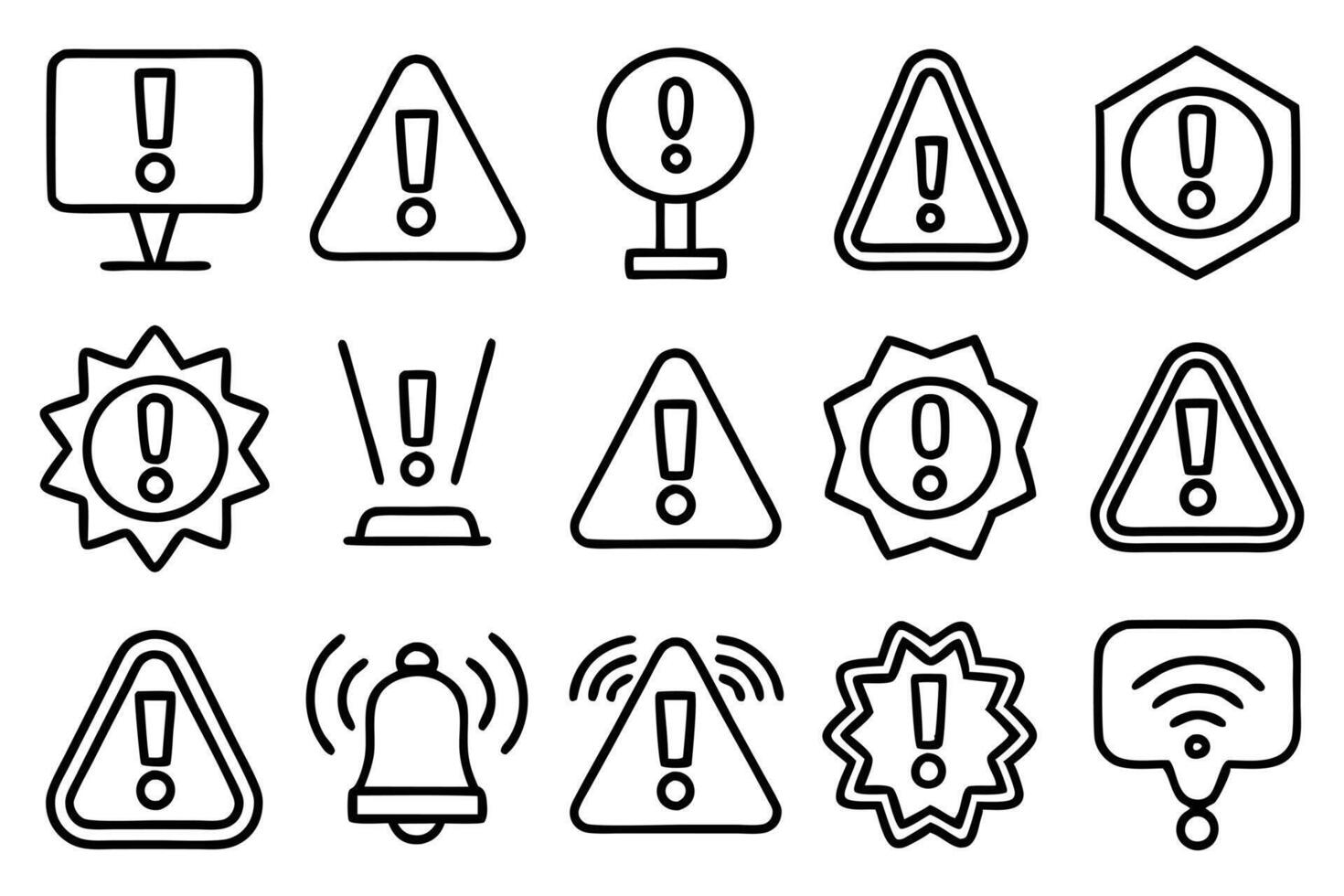 Warning Signal Pack vector
