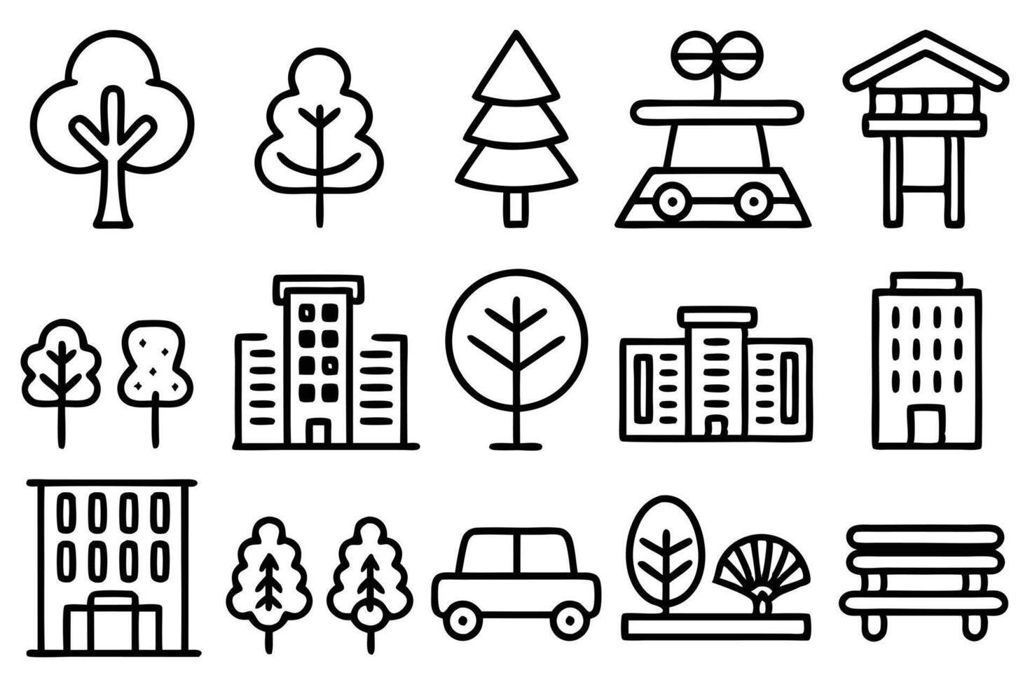 Sustainable Urban Pack vector