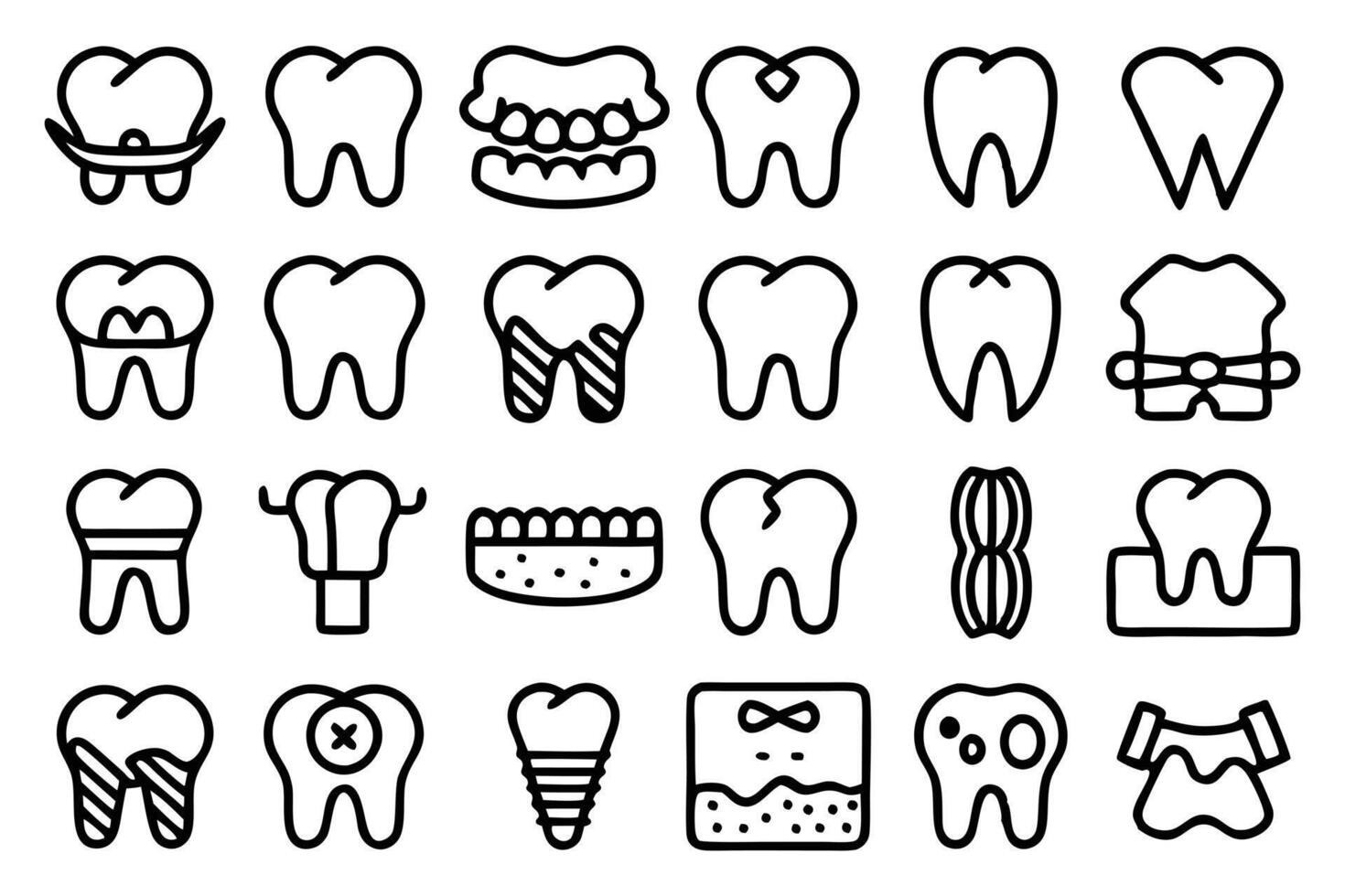 Bright Smile Strokes vector