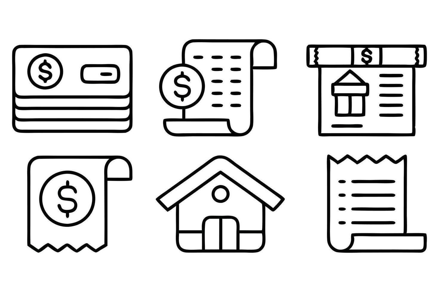 Push Notification Icons vector
