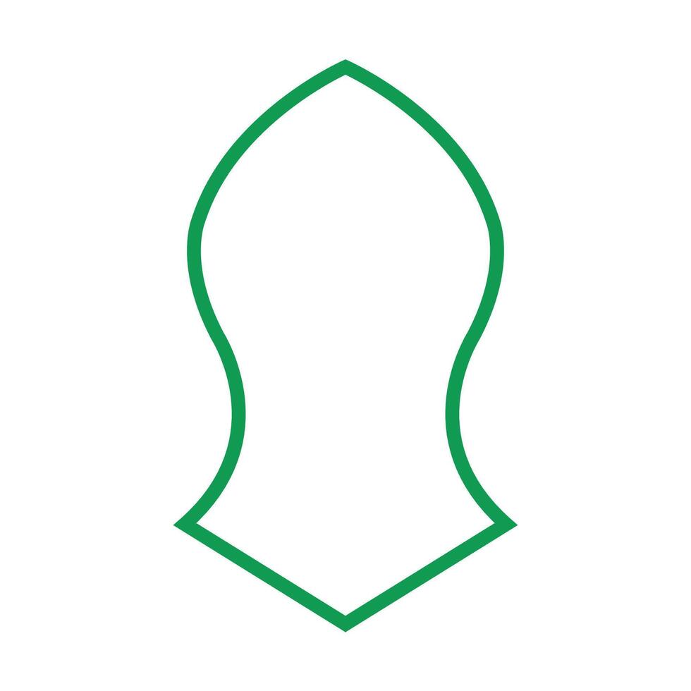 Naalayn Paak prophet Blessed Sandals outline Draw vector