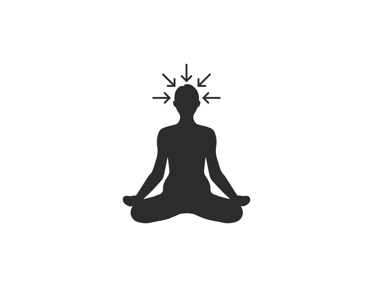 Arrow, concentration, attention, people icon. vector