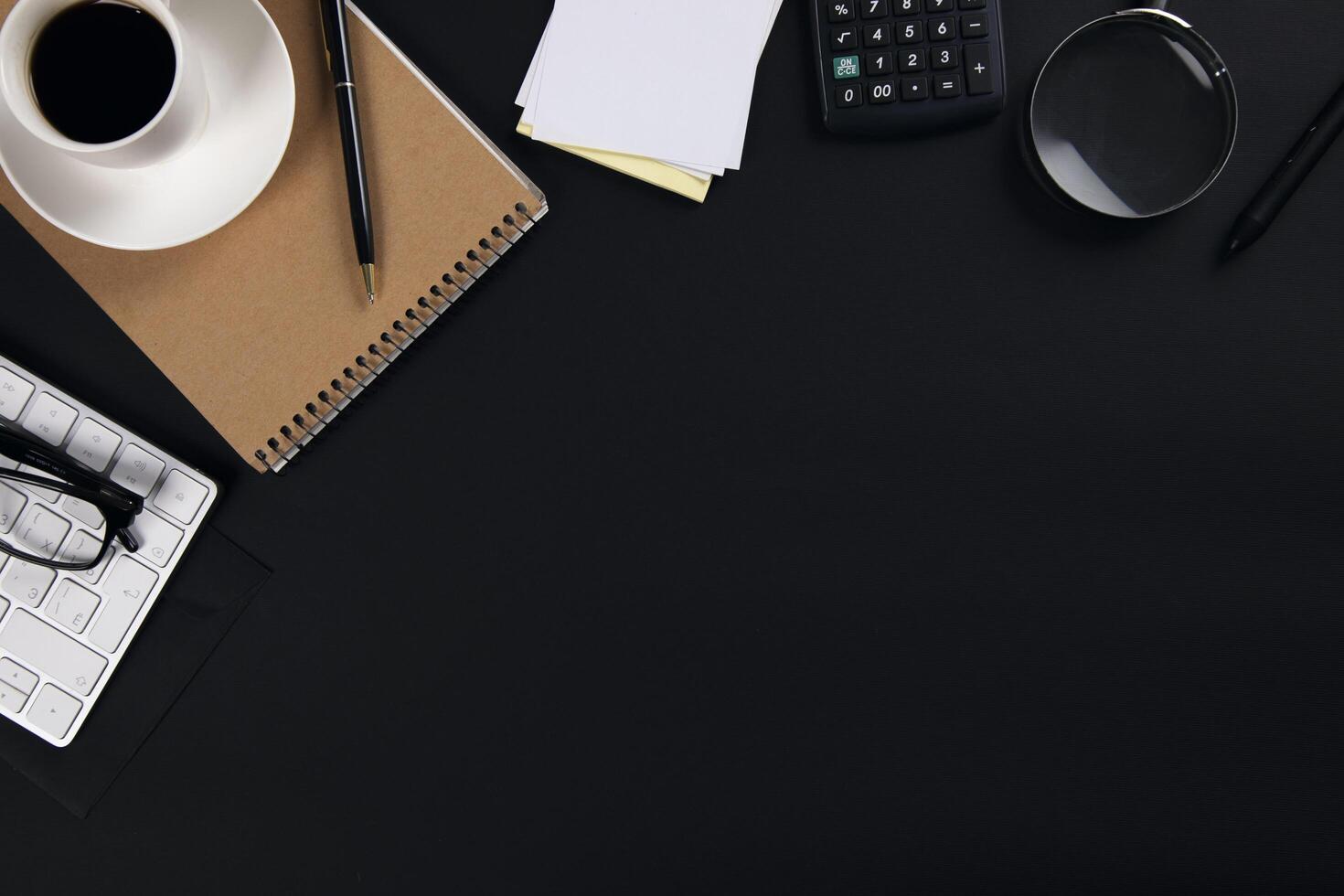 Workspace in office photo