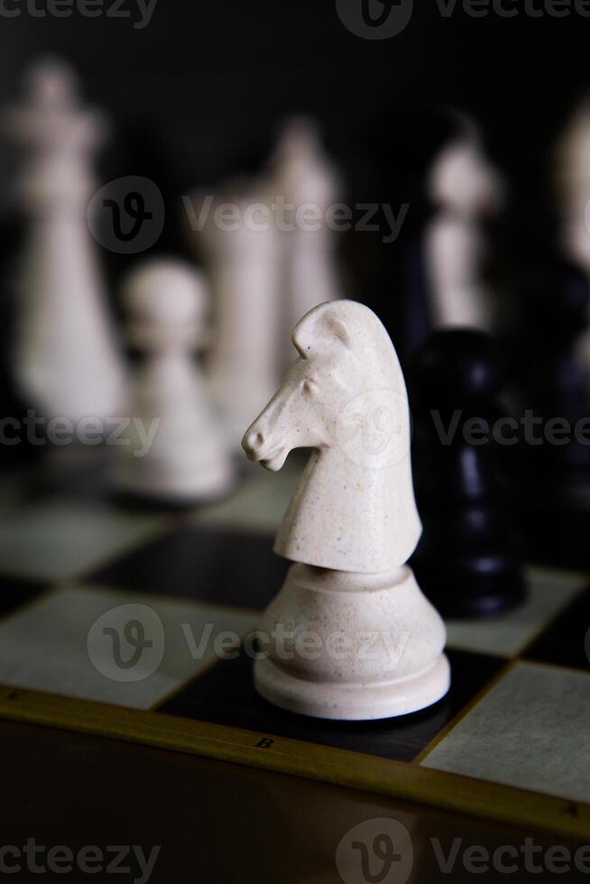the horse is an important and cunning figure in chess photo