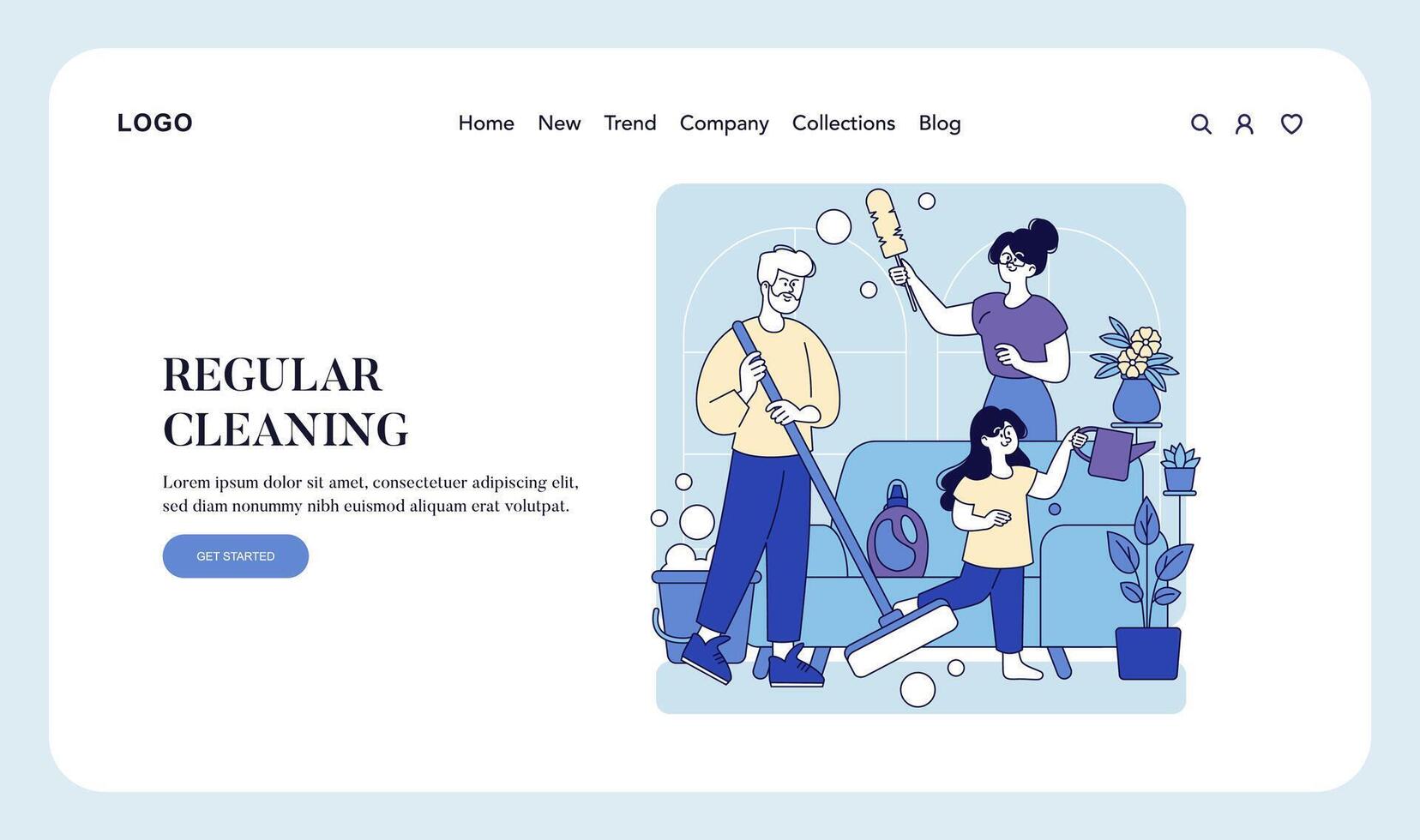 Lifestyle. Flat Illustration vector