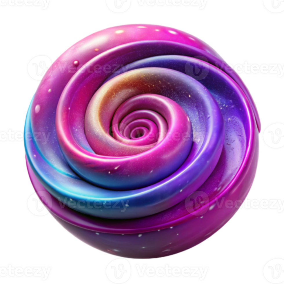 Abstract Cosmic Swirl Sphere Background Image png