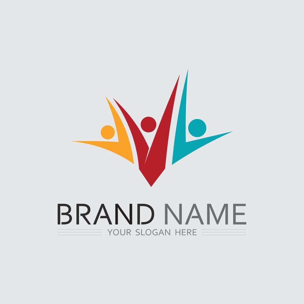 Business icon and logo design graphic comunity vector