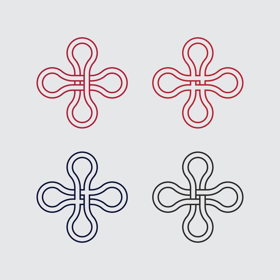 Business icon and logo design graphic flower vector
