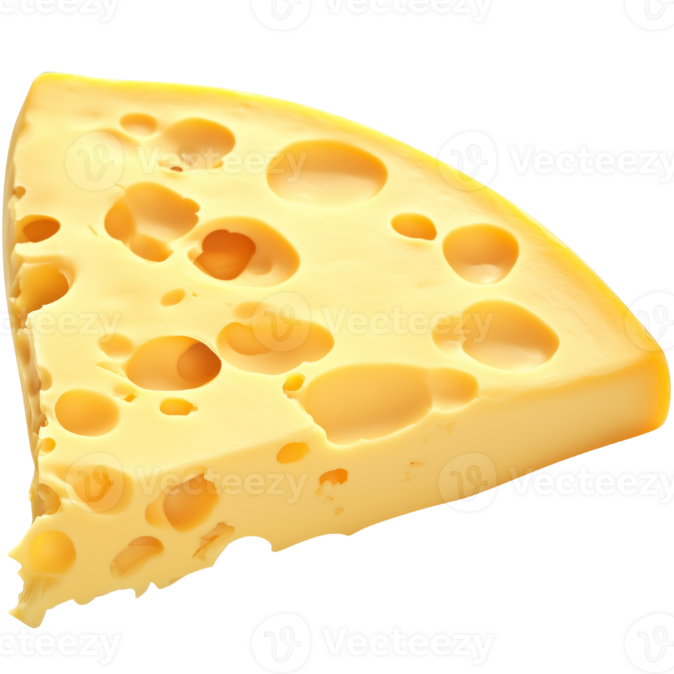 Delicious Yellow Cheese Slice Highlighting Its Creamy Texture png