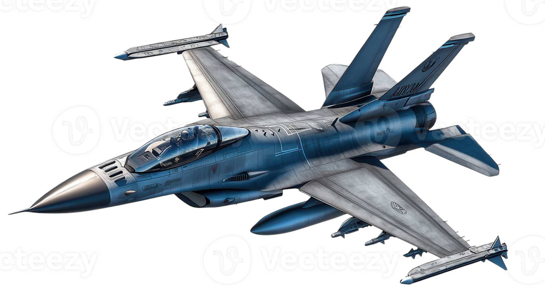 Advanced fighter jet soaring through the sky, showcasing its sleek design, advanced technology, and military capabilities during a bright day. png