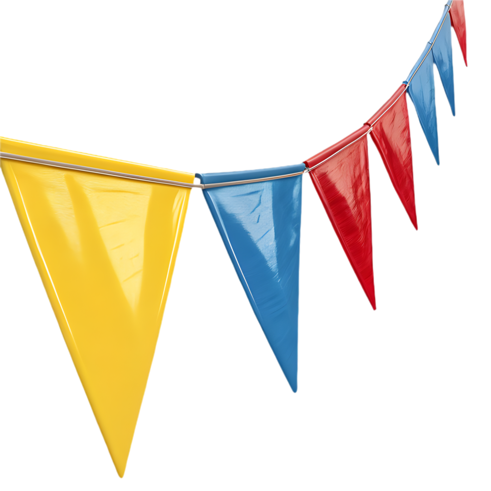 Triangular pennant clipart to create fun festive designs for events. . png