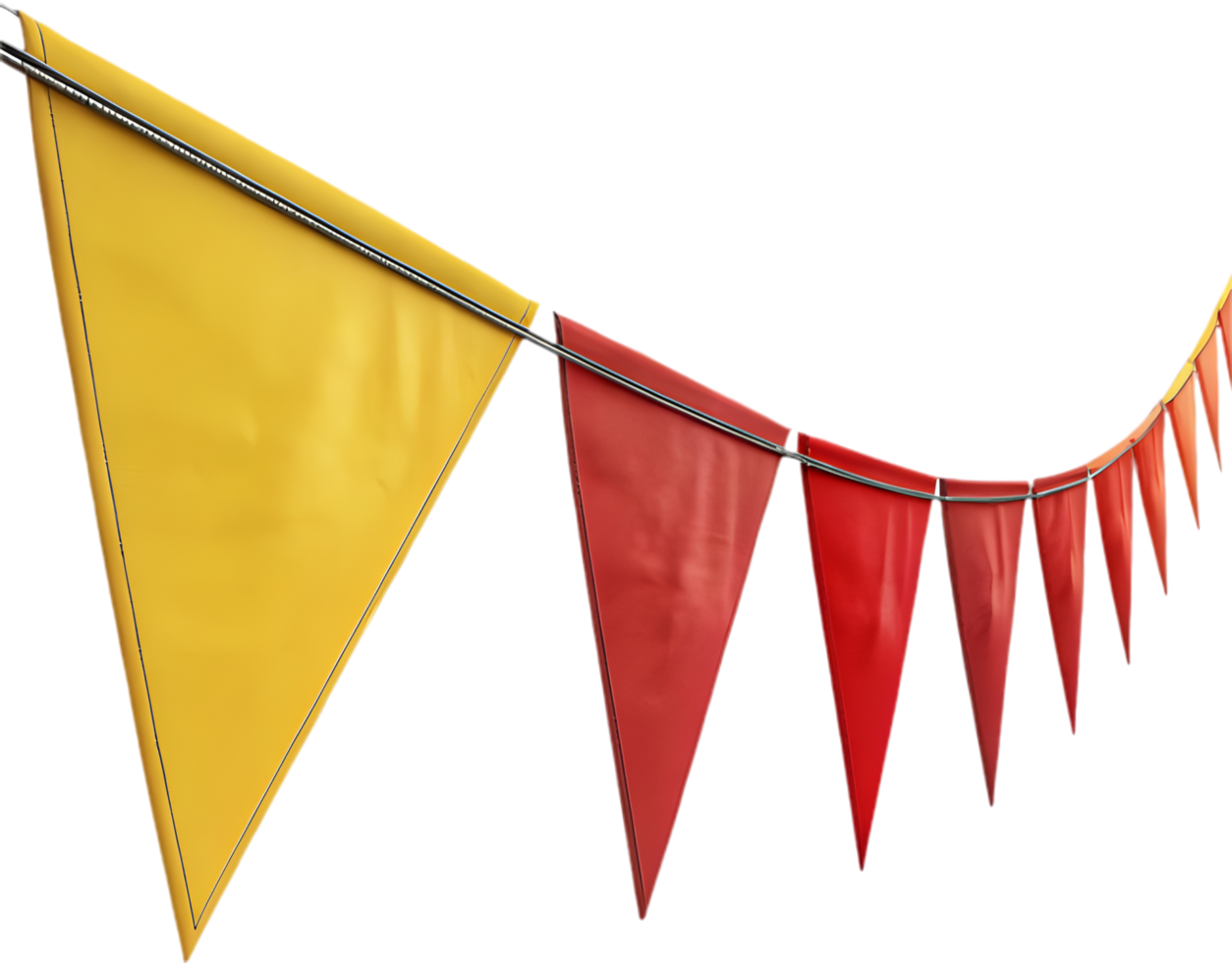 Triangular pennant clipart for designing lively and festive celebrations. . png