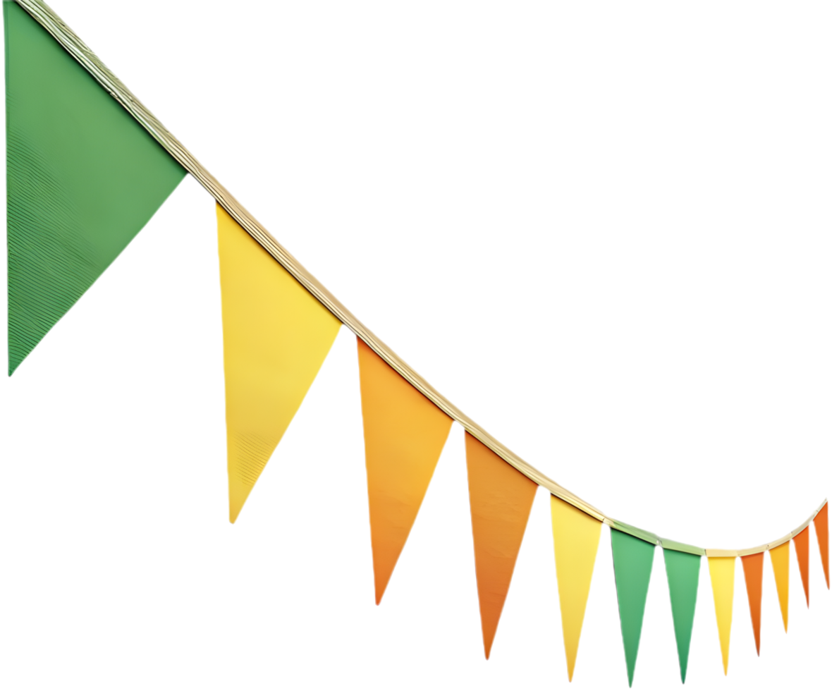 Triangular pennant clipart to add bright energy to your designs. . png