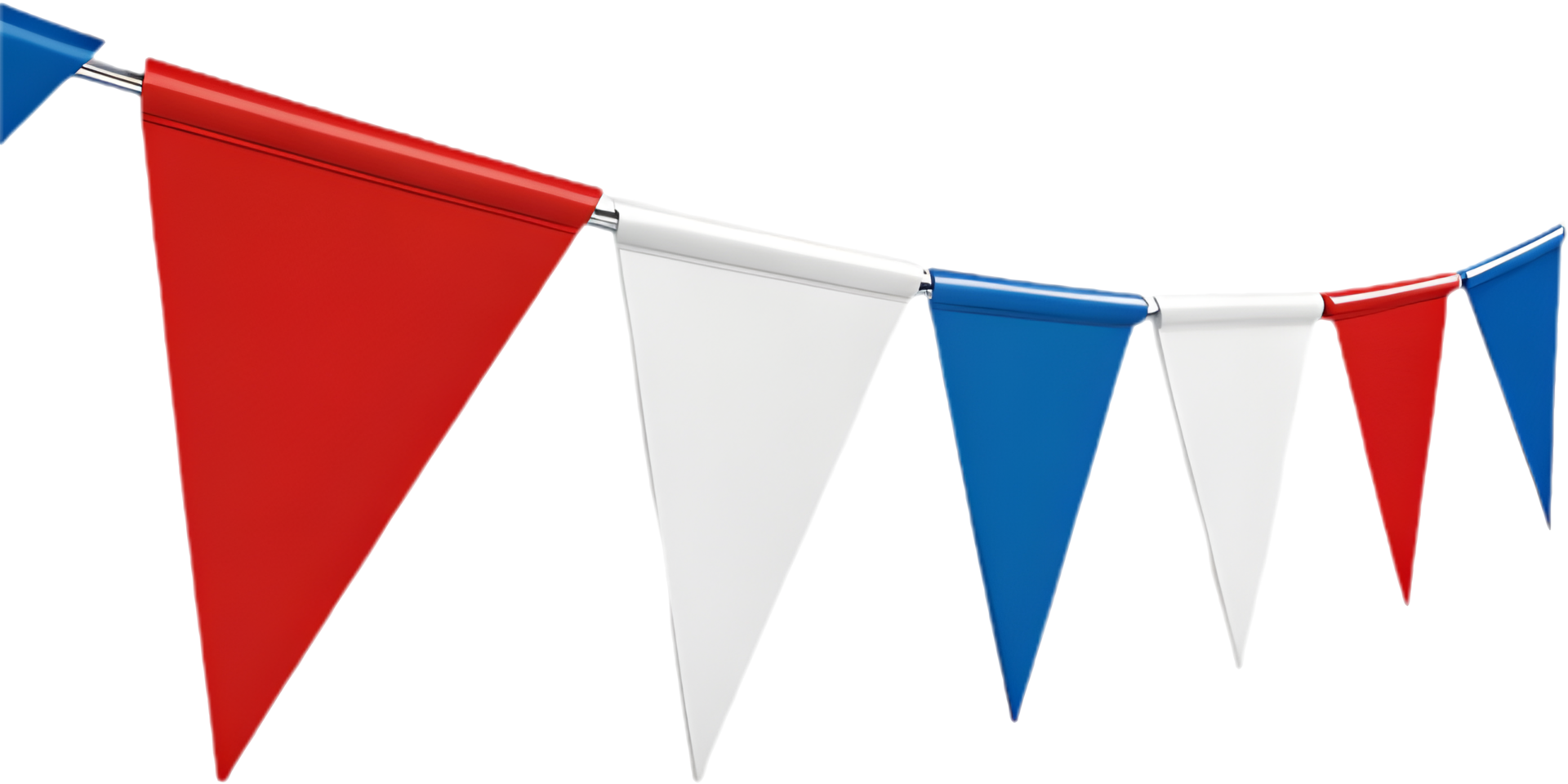 Vibrant triangular pennant clipart to liven up your party. . png