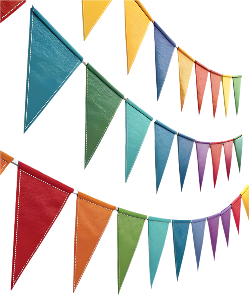 Triangular pennant clipart for all your celebratory and event needs. . png
