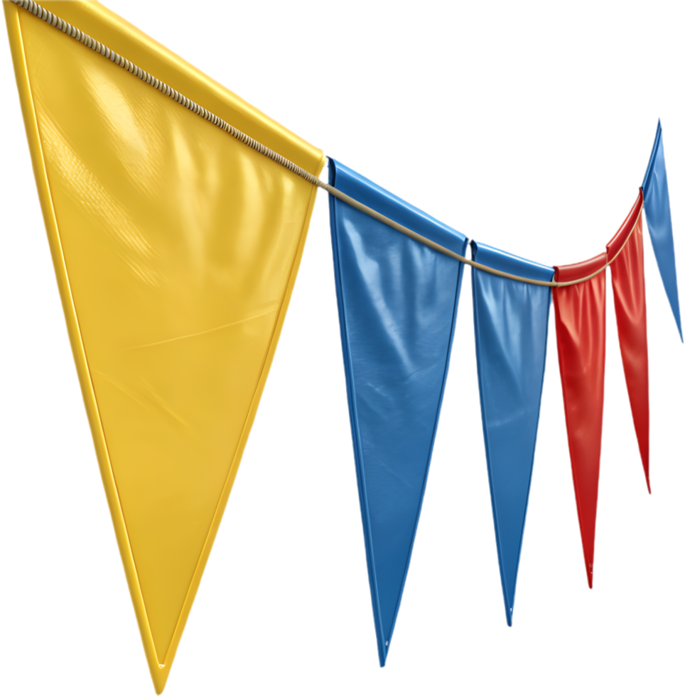 Triangular pennant clipart to add festive charm to your event designs. . png