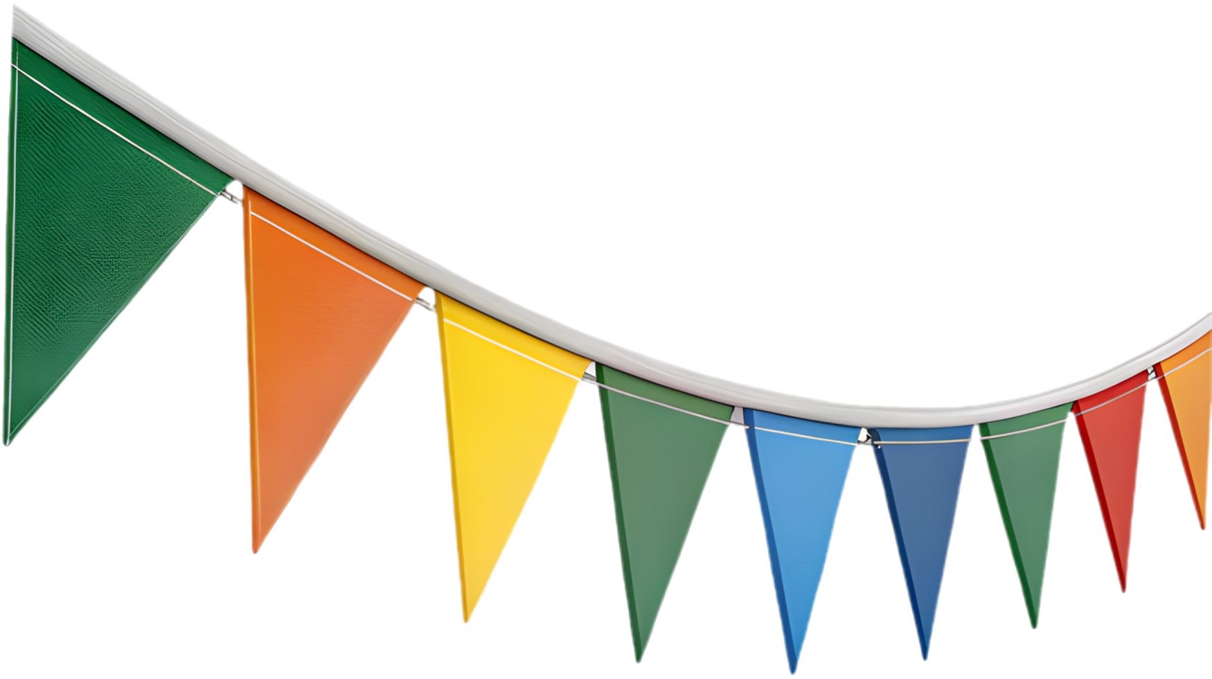 Celebrate with triangular pennant clipart perfect for joyful event themes. . png