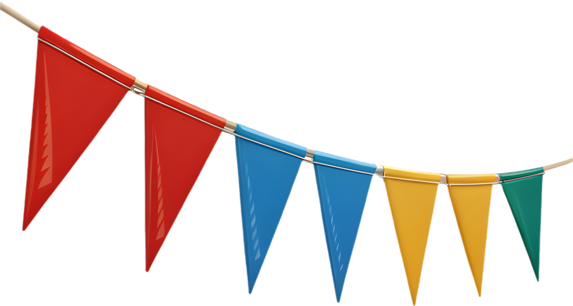Triangular pennant clipart to enhance festive party decoration and event designs. . png