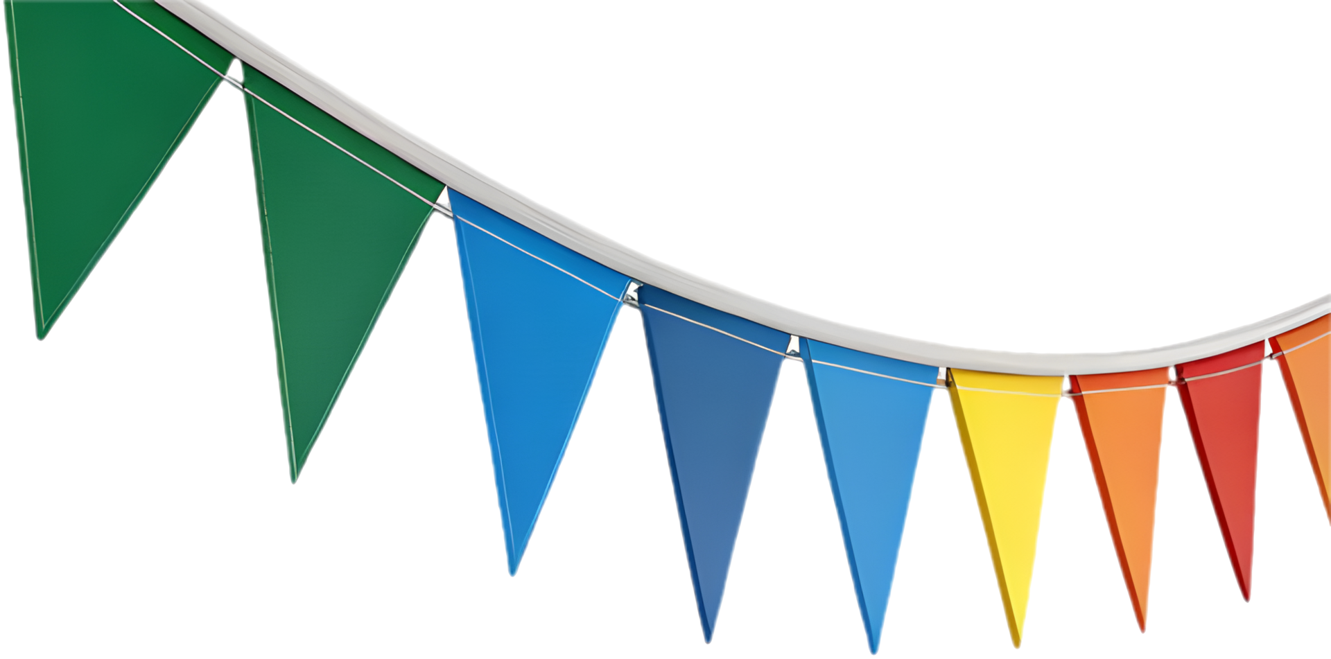 Triangular pennant clipart for bringing joy and color to events. . png