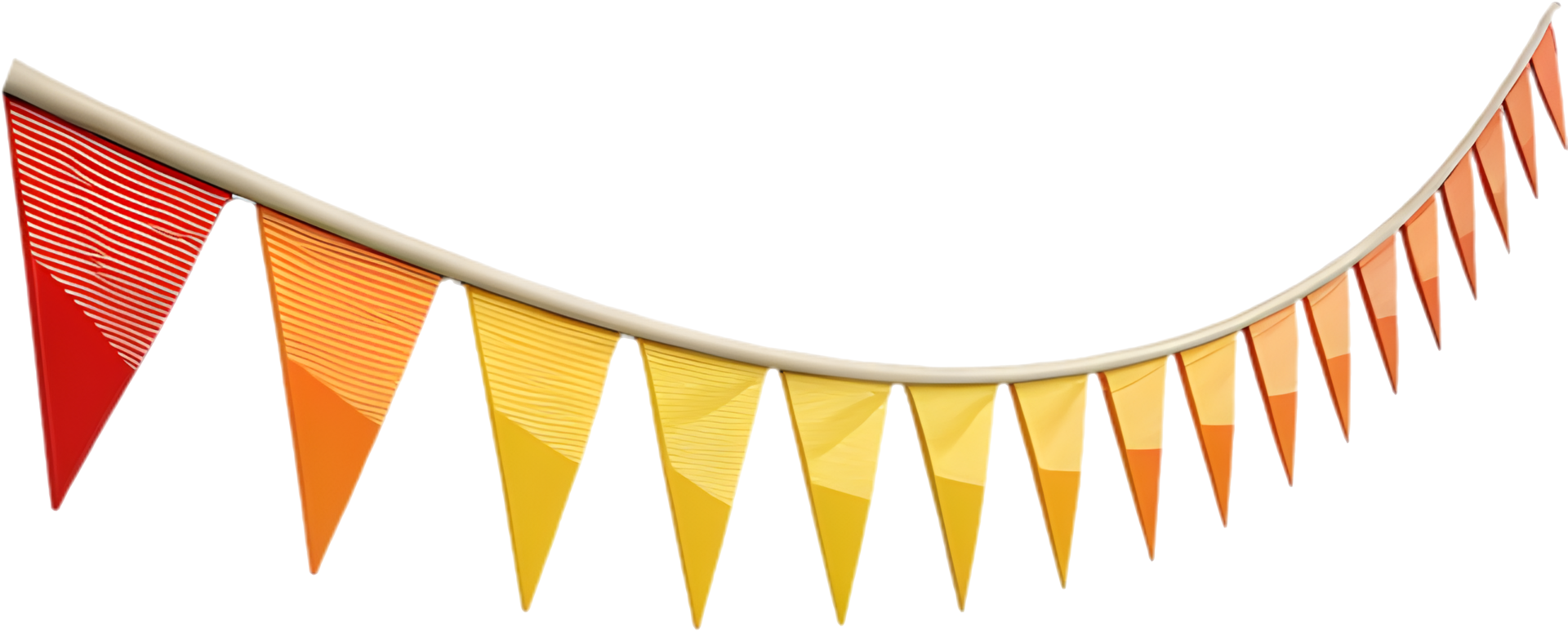 Triangular pennant clipart to brighten up your festive design projects. . png