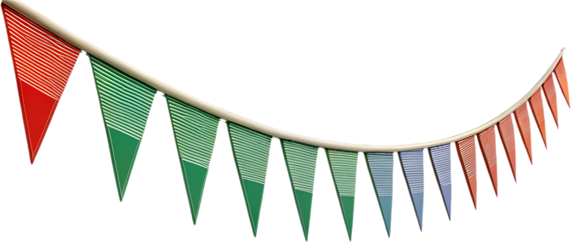 Fun triangular pennant clipart for lively and colorful event designs. . png