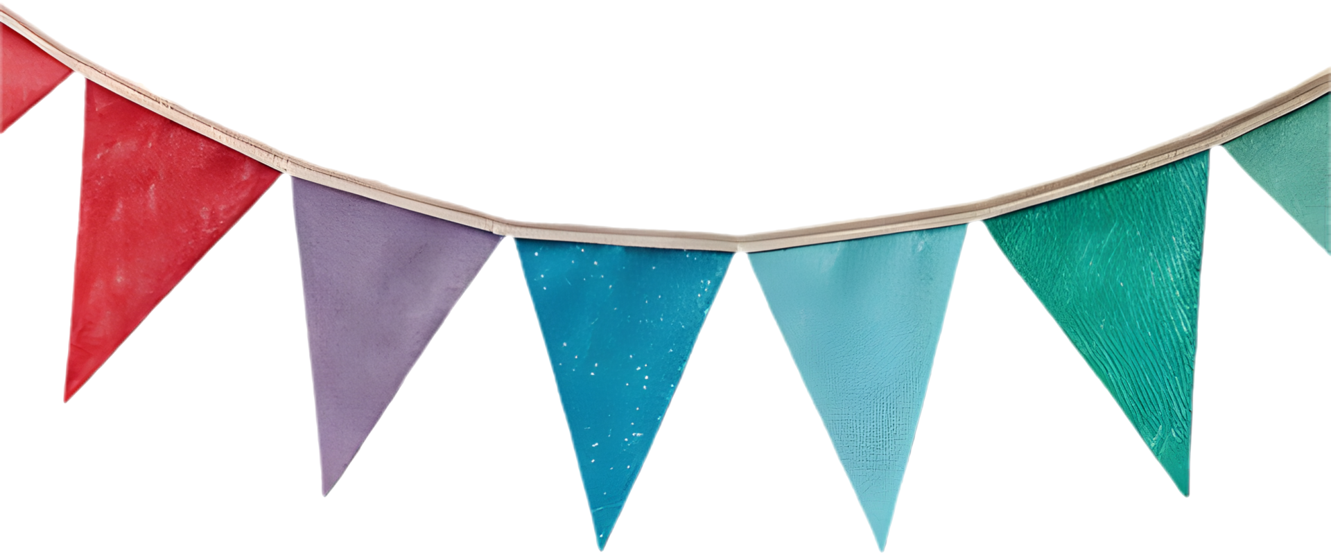 Add colorful charm to your event designs with triangular pennant clipart. . png
