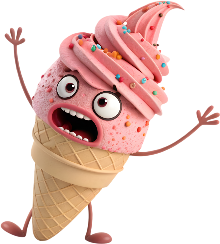 Creative Food Art Clipart with Playful Culinary Characters. . png