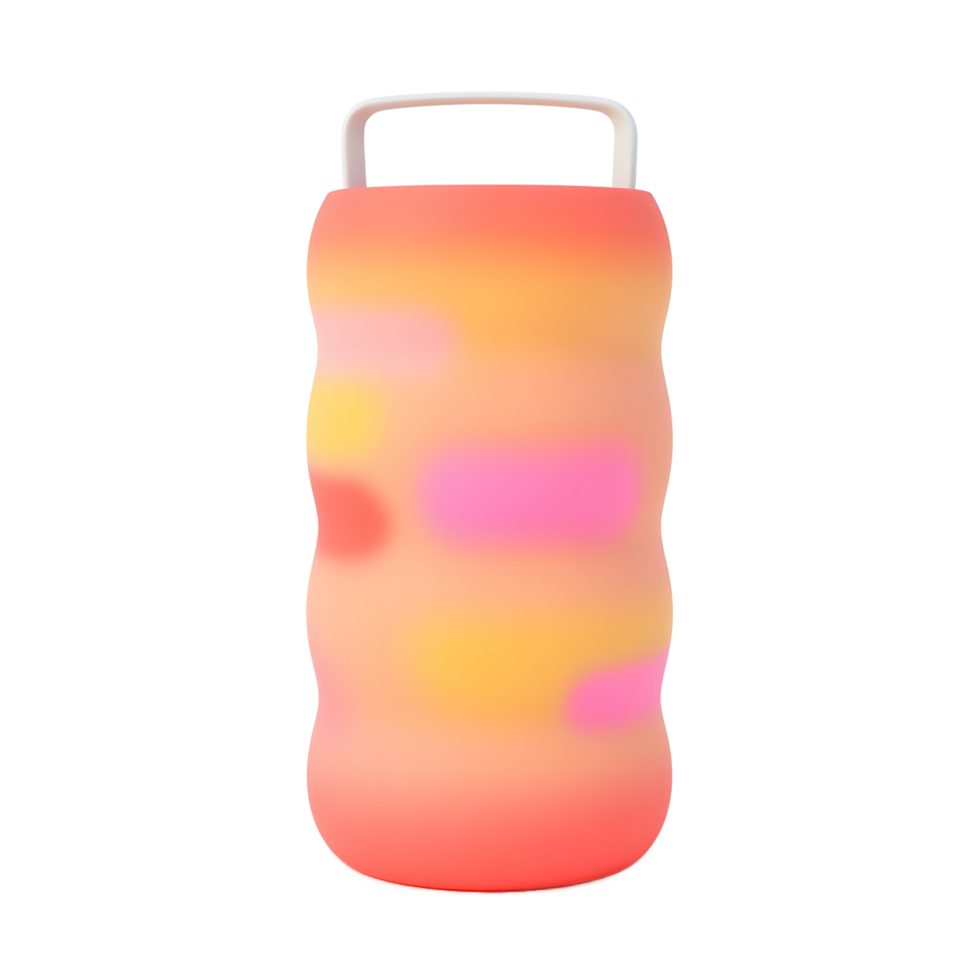 Portable Colorful LED Lantern with Handle png