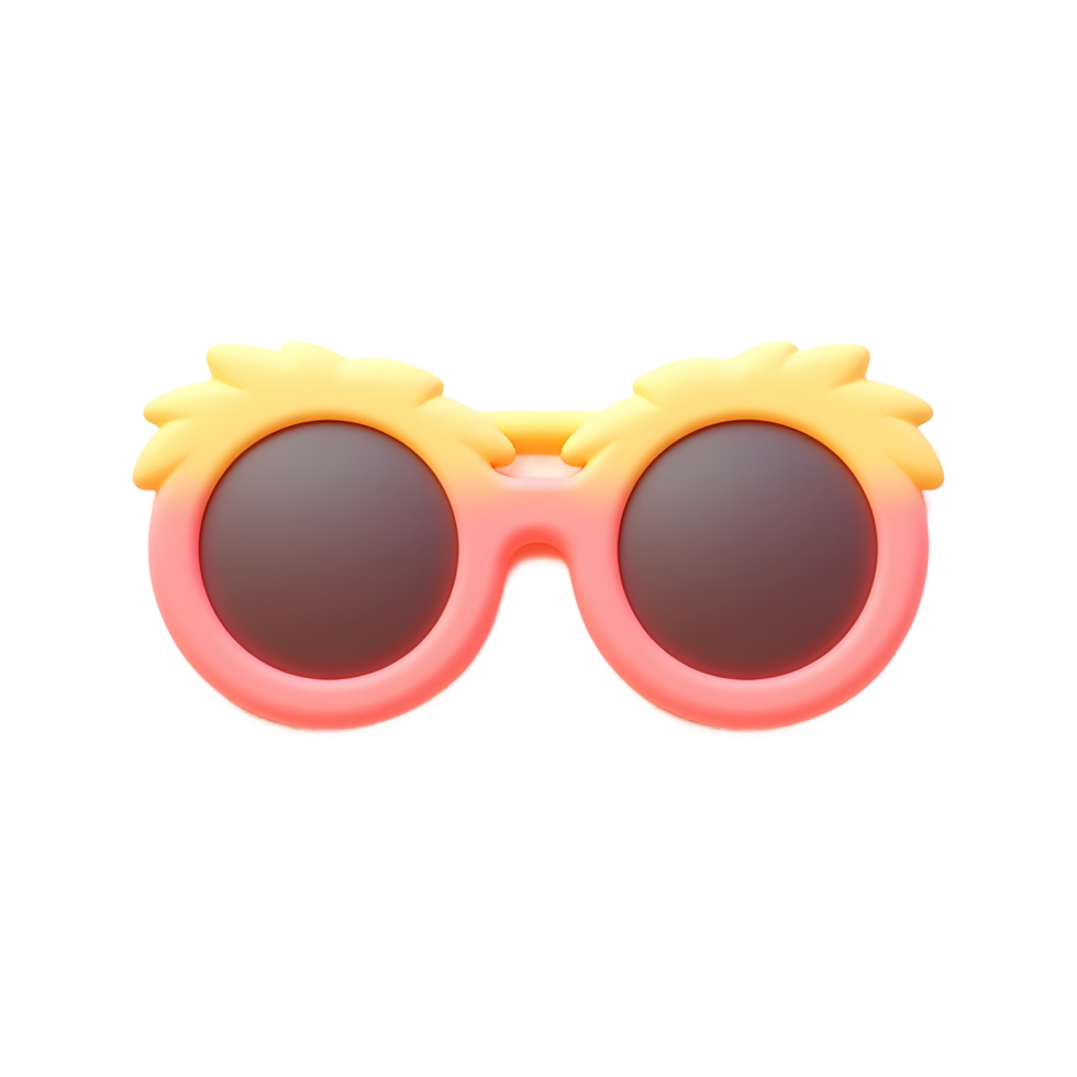 Cute Kids Sunglasses Summer Beach Shades Fun Style png