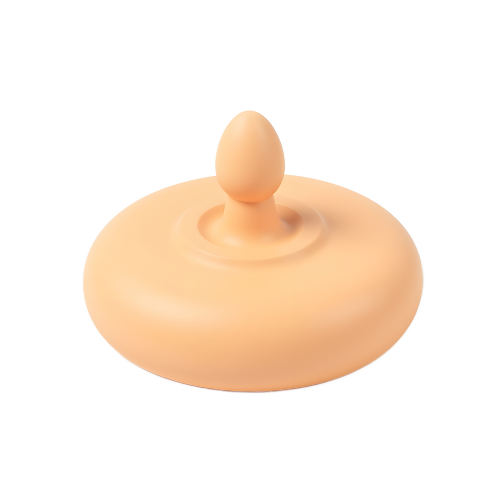 Peach Abstract Modern Sculpture Home Decor png