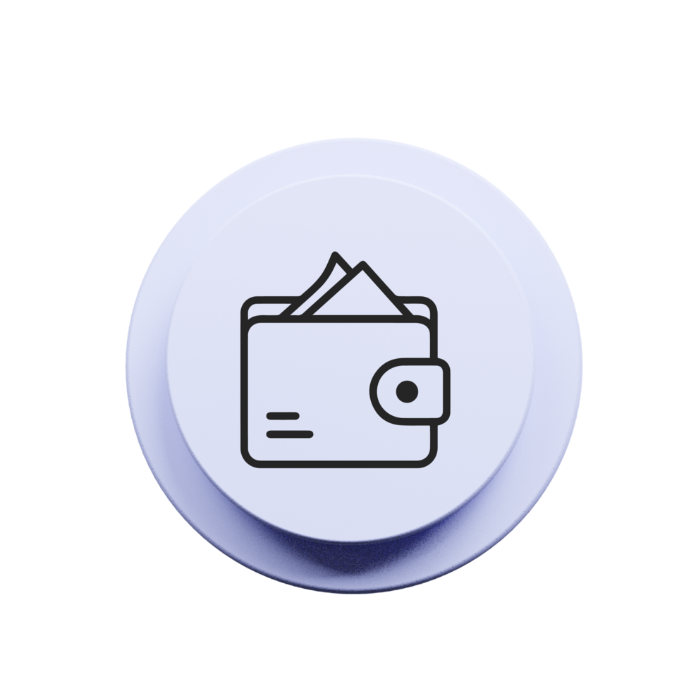 wallet icon on button png